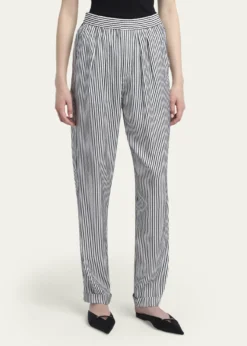 TOM FORDStriped Silk Straight-Leg Pull-On Pajama Pants