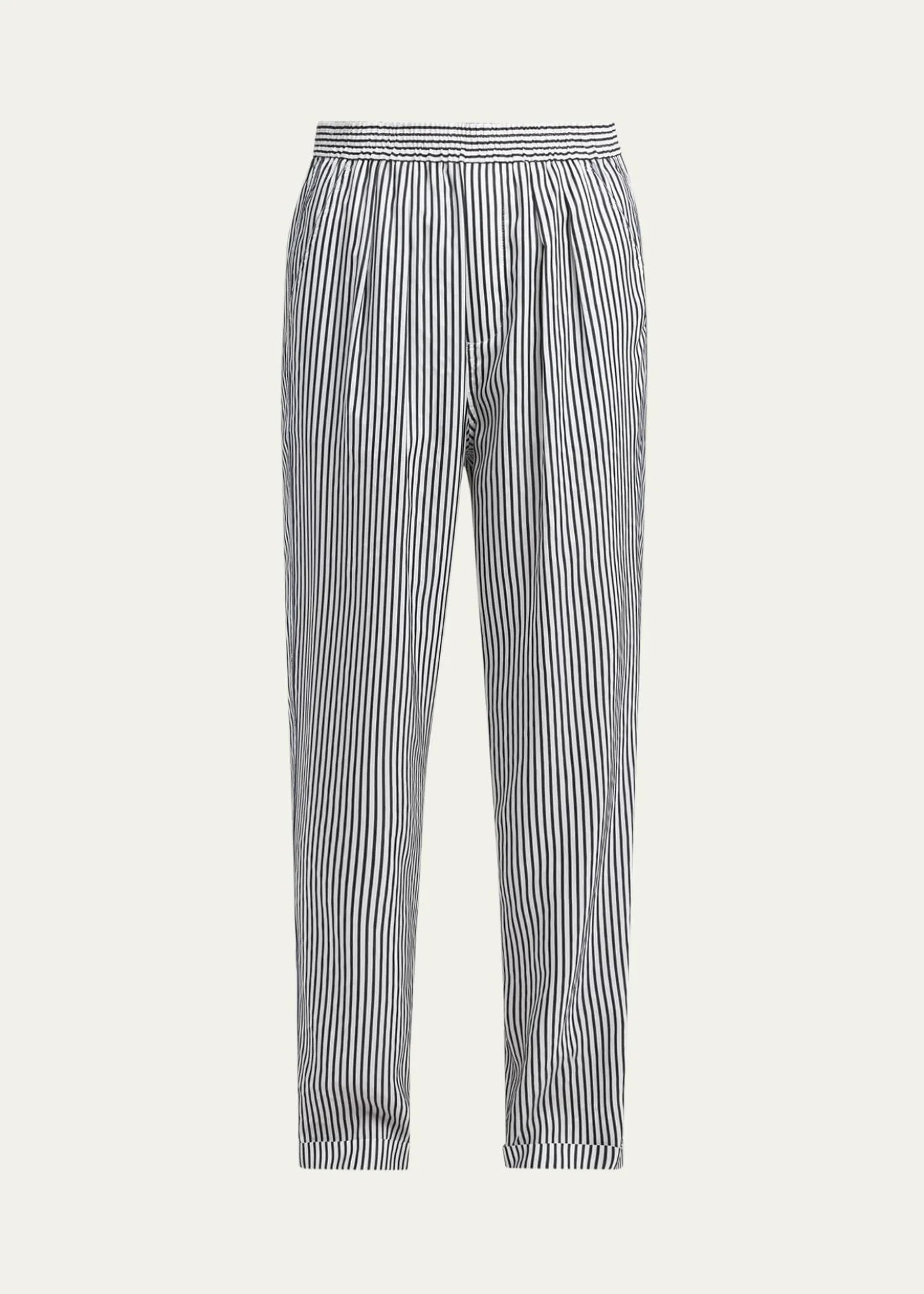 TOM FORDStriped Silk Straight-Leg Pull-On Pajama Pants