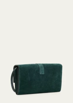 TOM FORDSuede Hanging T Crossbody Wallet
