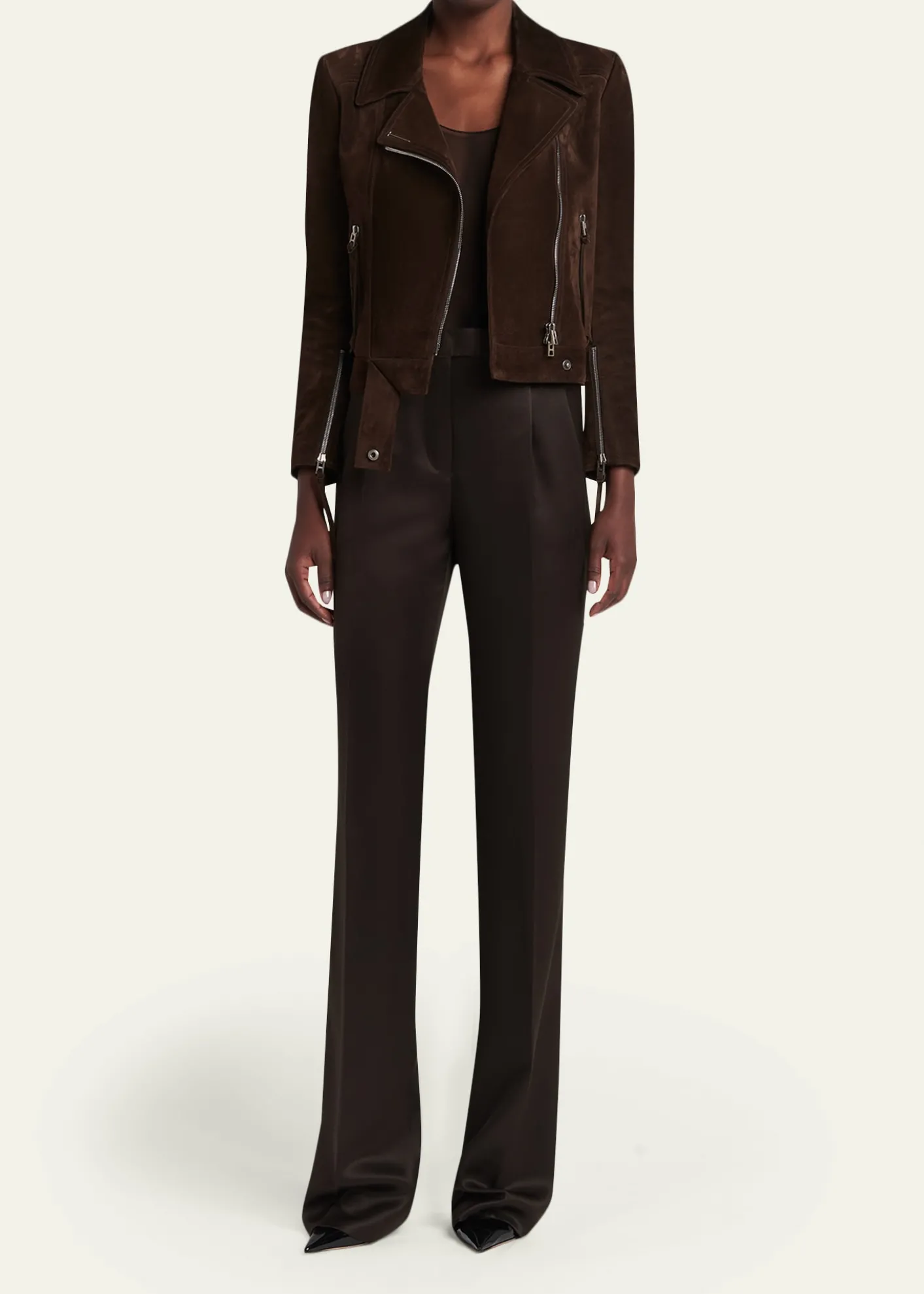 TOM FORDSuede Moto Jacket