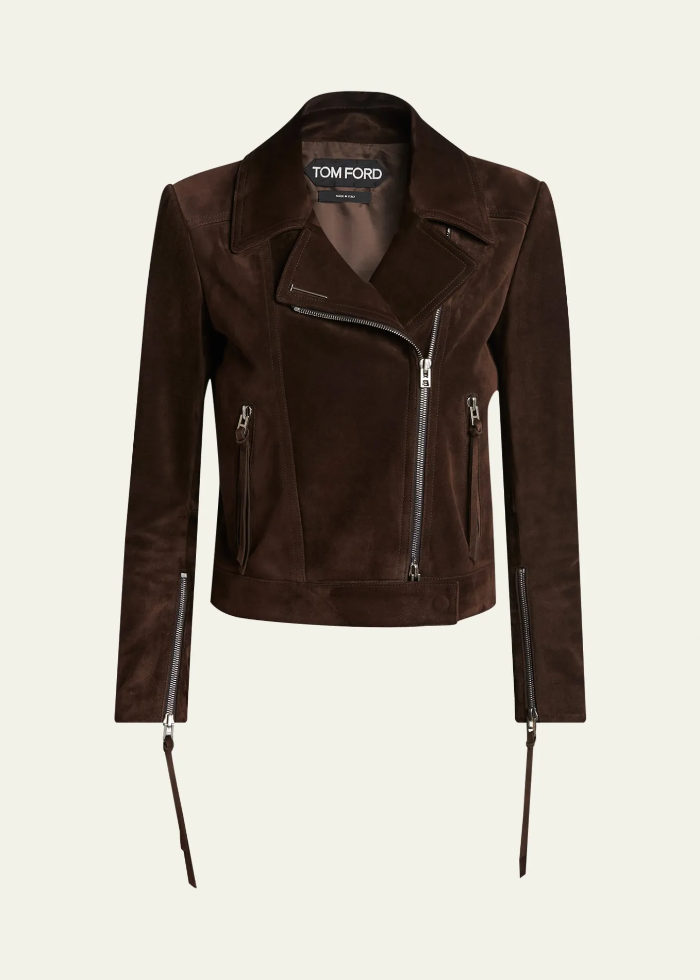 TOM FORDSuede Moto Jacket