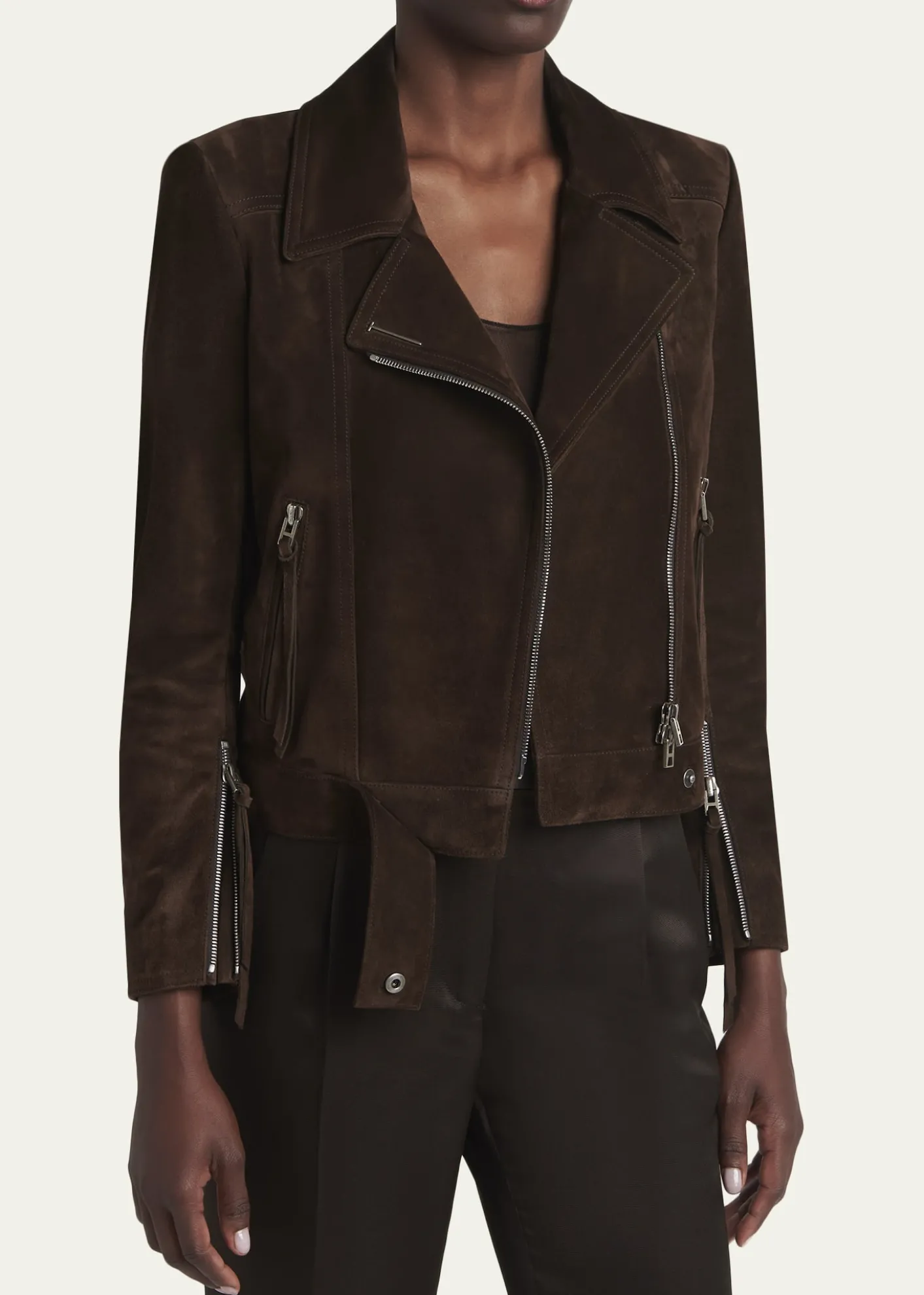 TOM FORDSuede Moto Jacket