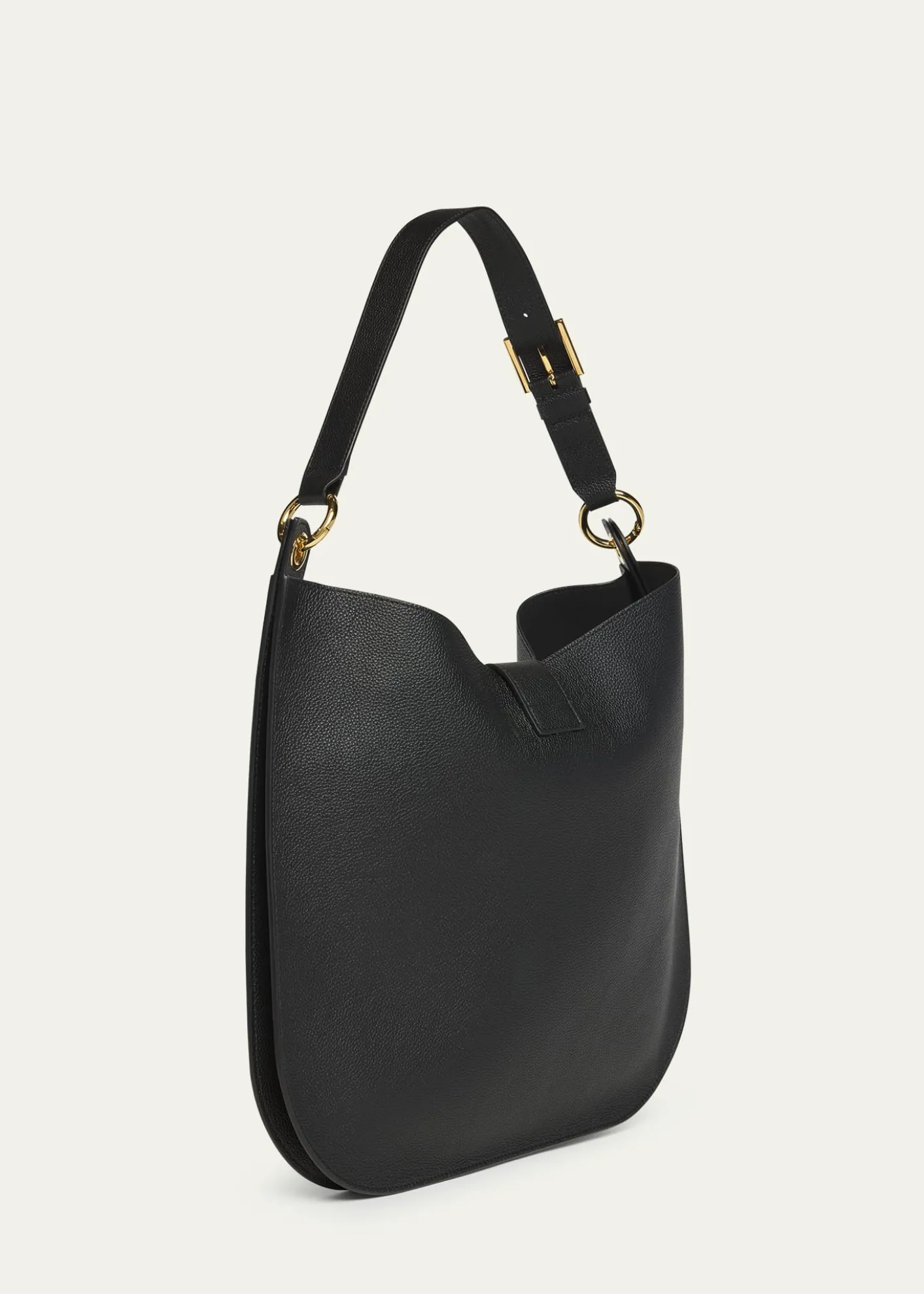 TOM FORDTara Large Hobo Crossbody in Grained Leather