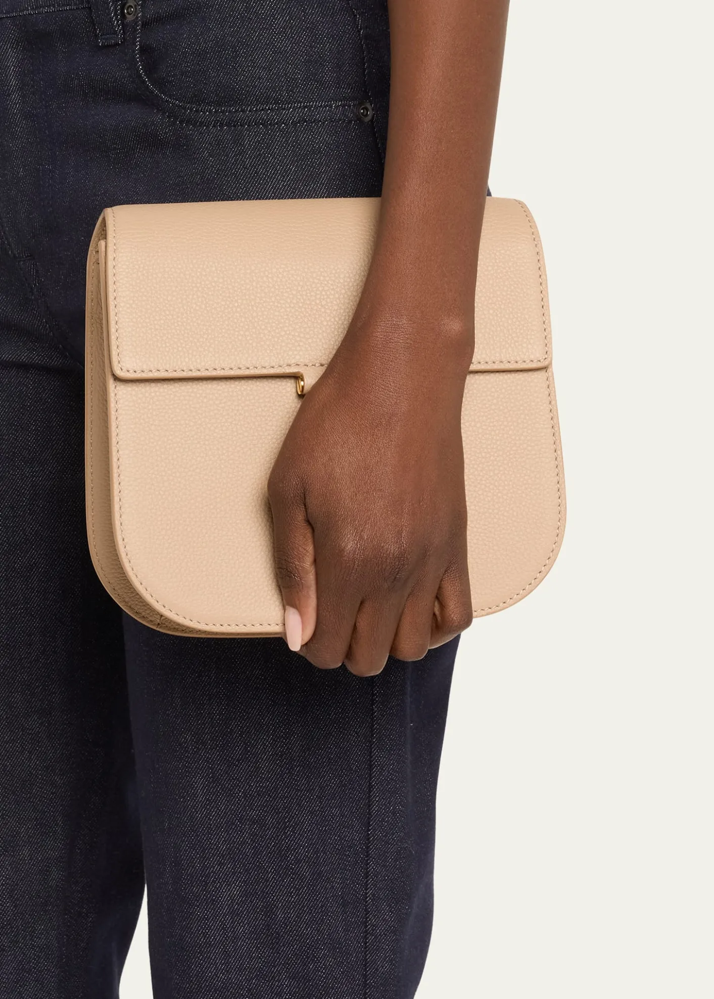 TOM FORDTara Mini Shoulder Bag in Grained Leather