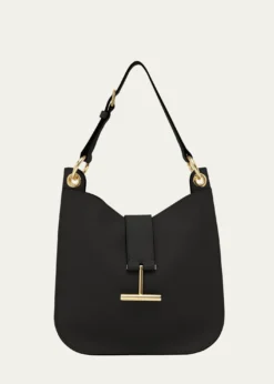 TOM FORDTara Small Hobo Crossbody in Grained Leather