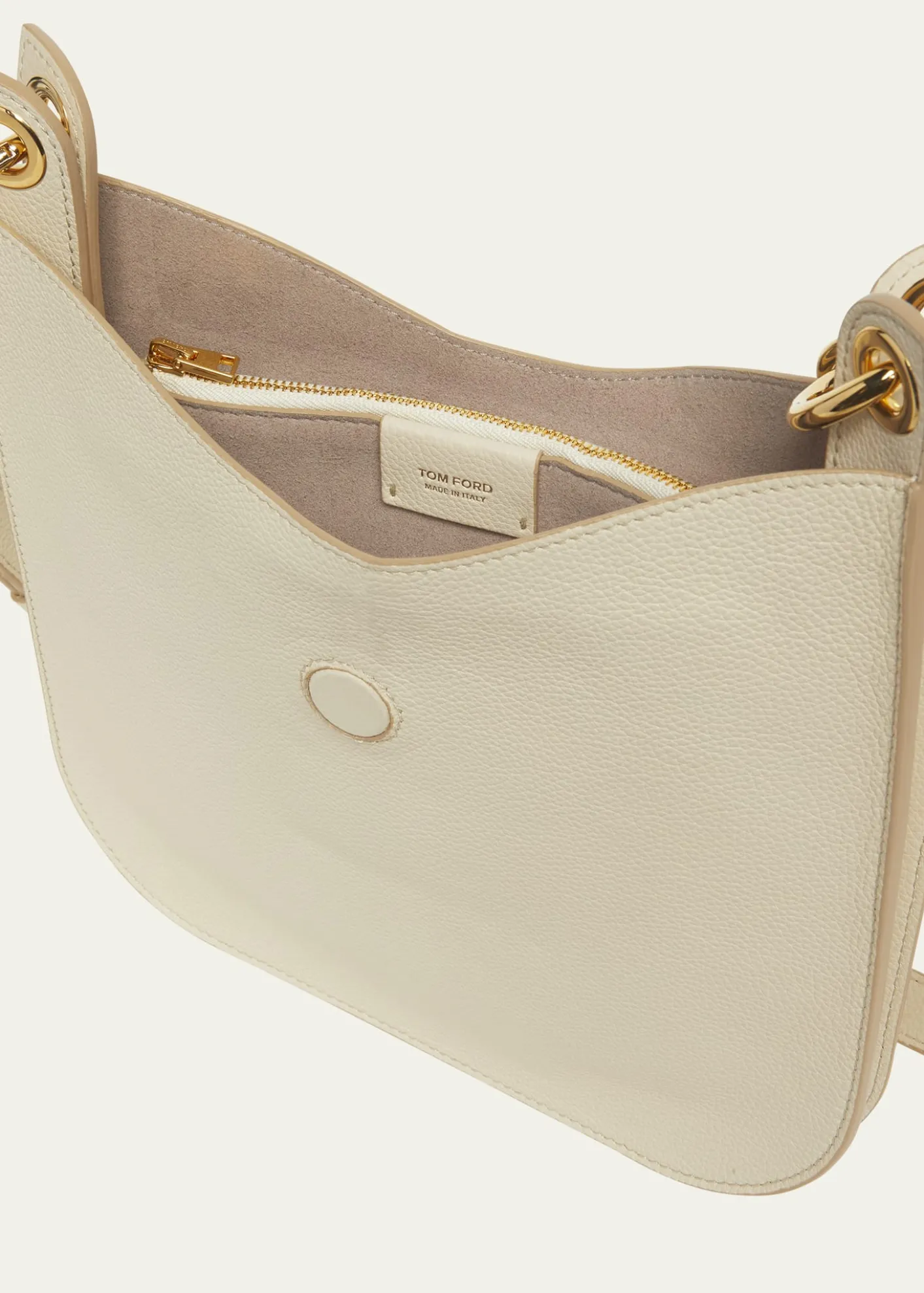 TOM FORDTara Small Hobo Crossbody in Grained Leather