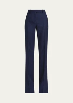TOM FORDTonal Striped Jacquard Straight-Leg Pants