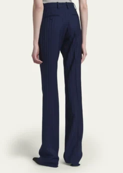 TOM FORDTonal Striped Jacquard Straight-Leg Pants