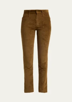 TOM FORDVelvet Slim-Leg Ankle Trousers