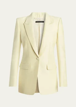 TOM FORDWool Silk Single-Breasted Jacket