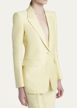 TOM FORDWool Silk Single-Breasted Jacket
