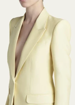 TOM FORDWool Silk Single-Breasted Jacket