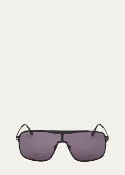 TOM FORDZappa Metal and Acetate Aviator Sunglasses