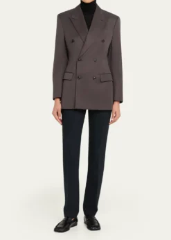 TONYWACKDouble-Breasted Wool Blazer