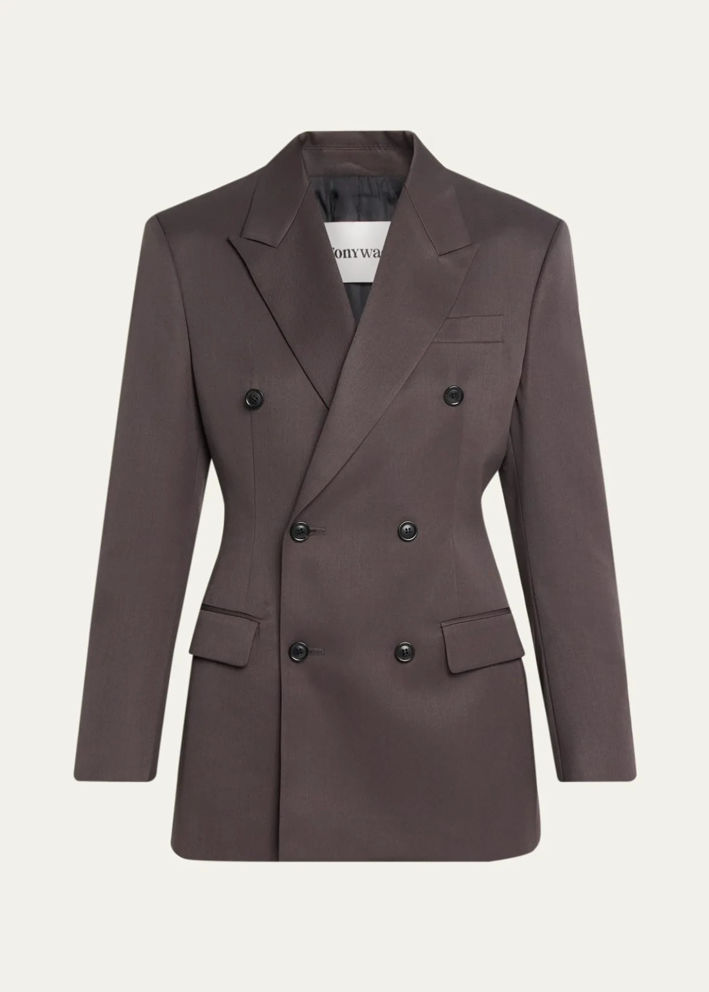 TONYWACKDouble-Breasted Wool Blazer