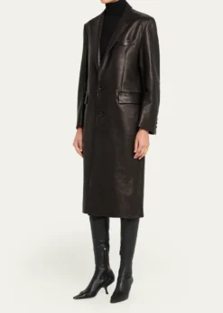 TONYWACKVegetable-Tanned Leather Coat