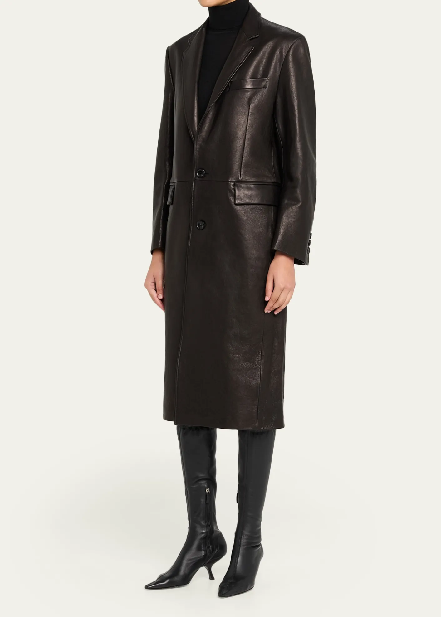 TONYWACKVegetable-Tanned Leather Coat
