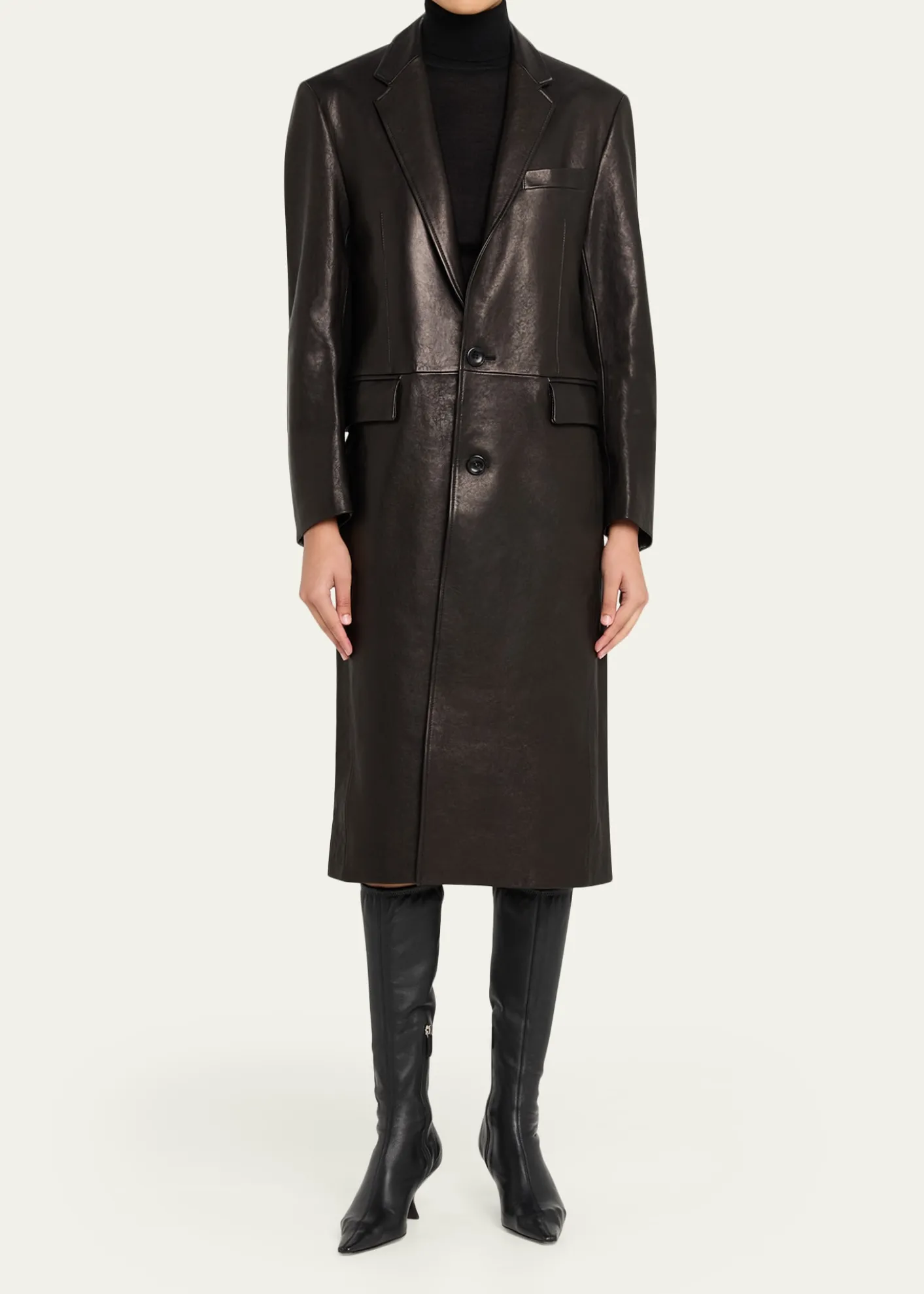 TONYWACKVegetable-Tanned Leather Coat