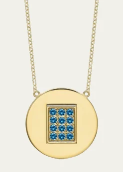 Tracee Nichols14K Gold Aquamarine Birthstone Necklace