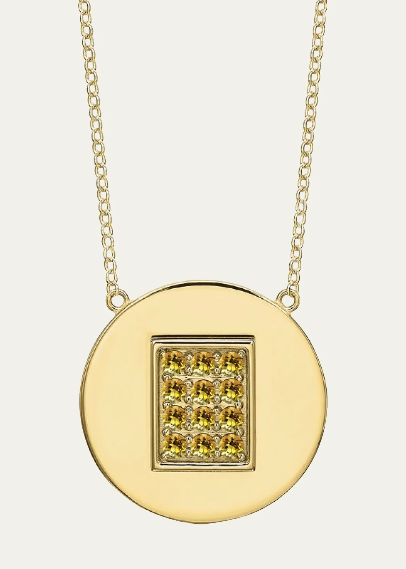 Tracee Nichols14K Gold Citrine Birthstone Necklace