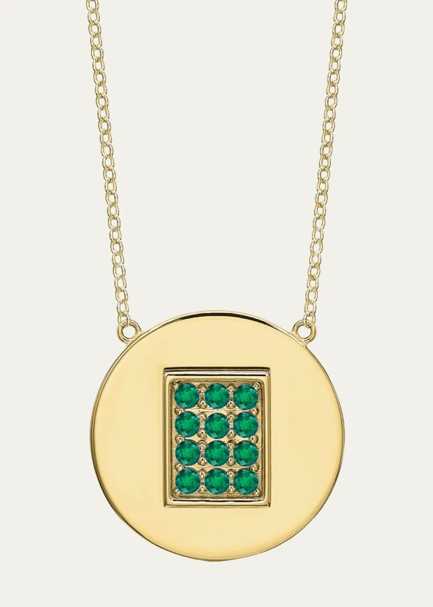 Tracee Nichols14K Gold Emerald Birthstone Necklace