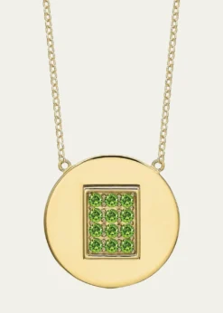 Tracee Nichols14K Gold Peridot Birthstone Necklace