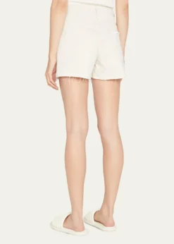 TriarchyDistressed Slim Denim Shorts