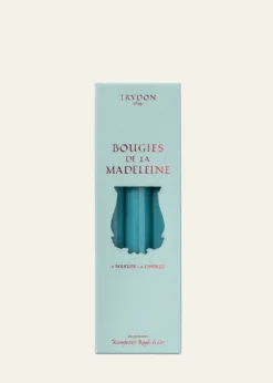 TrudonMadeleine Aqua Taper Candles, Set of 6