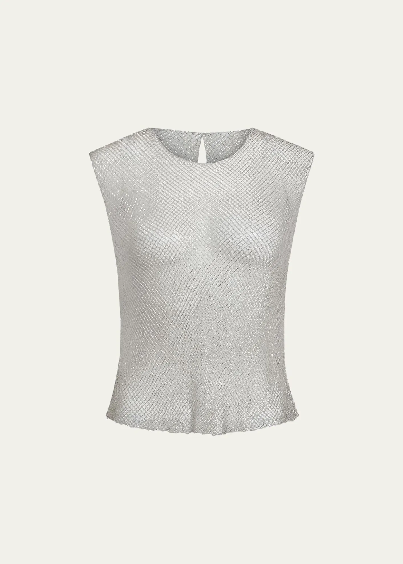 TWPChloe Woven Mesh Top