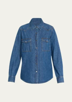 TWPCowboy Take Me Away Denim Shirt
