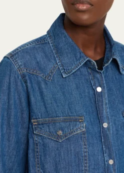 TWPCowboy Take Me Away Denim Shirt