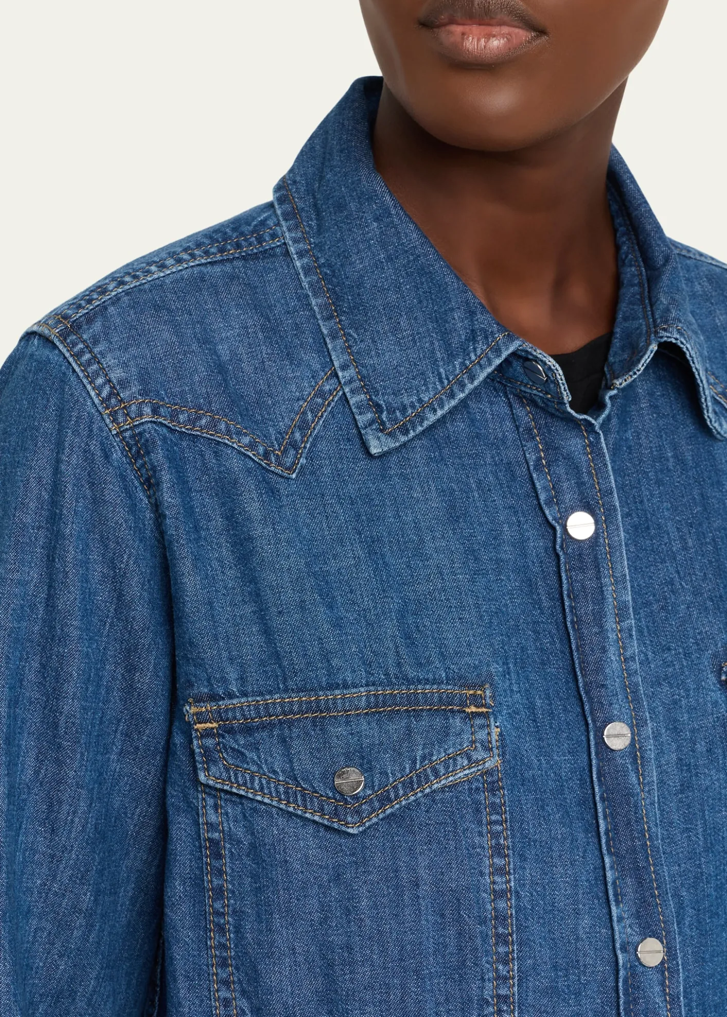 TWPCowboy Take Me Away Denim Shirt
