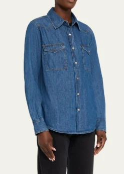 TWPCowboy Take Me Away Denim Shirt
