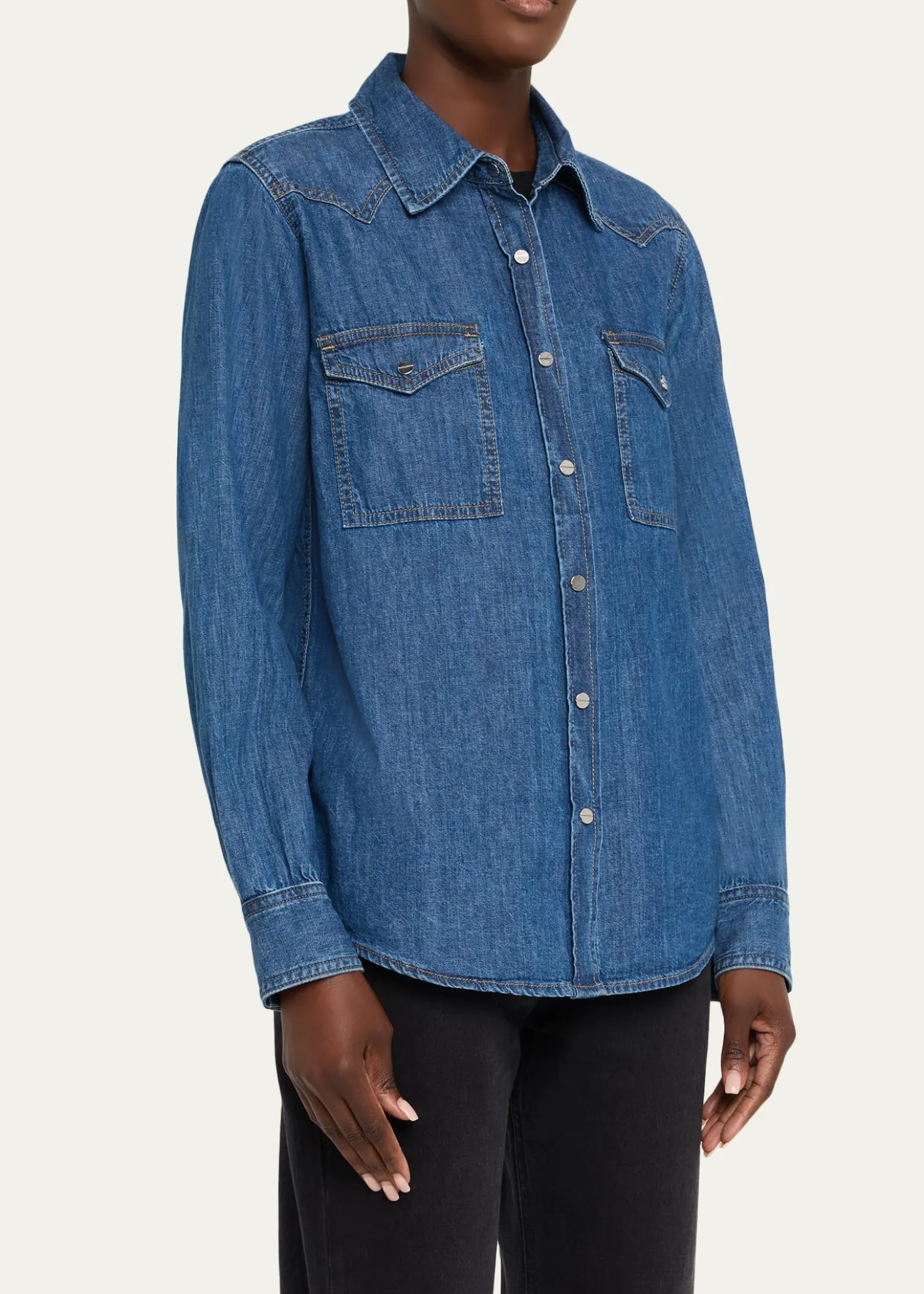 TWPCowboy Take Me Away Denim Shirt