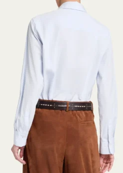 TWPCowboy Update Cotton Button-Front Shirt