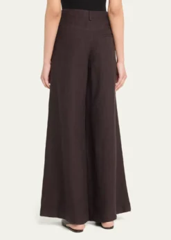 TWPDees Wide-Leg Linen Trousers