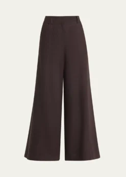 TWPDees Wide-Leg Linen Trousers