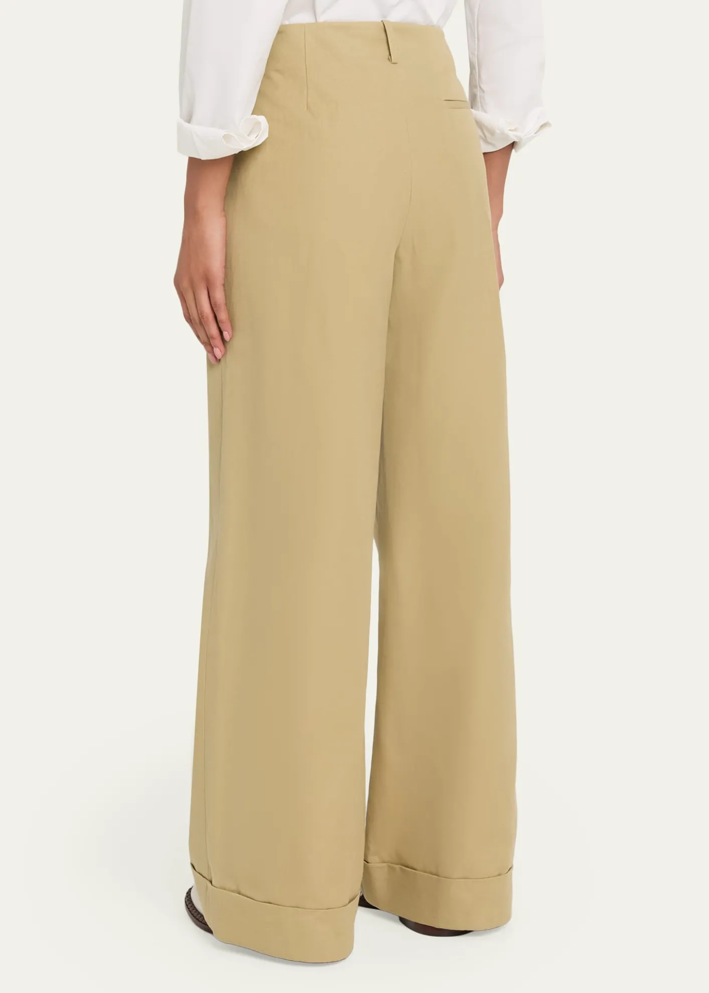 TWPDelilah Wide-Leg Twill Pants
