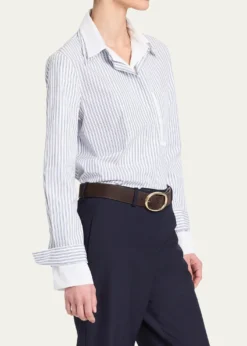 TWPDouble Layer Boyfriend Shirt