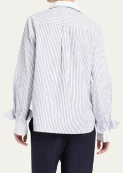 TWPDouble Layer Boyfriend Shirt
