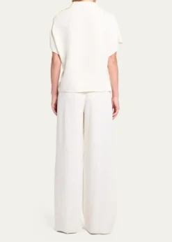 TWPDraped Mock-Neck Tee