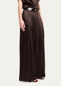 TWPDrew Silk Wide-Leg Pants