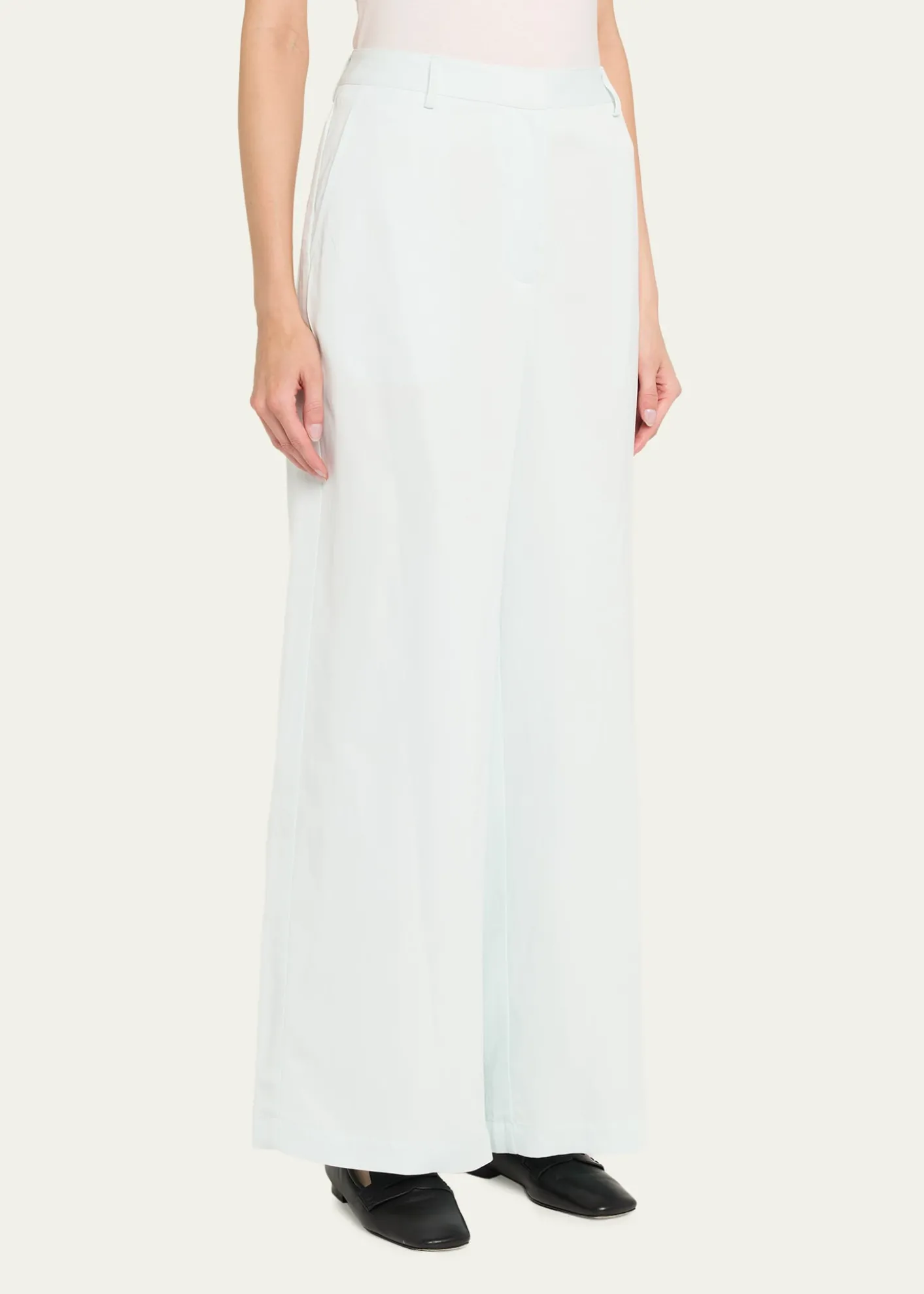 TWPDylan Pants in Coated Viscose Linen
