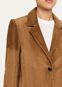 TWPEasy Suede Car Coat