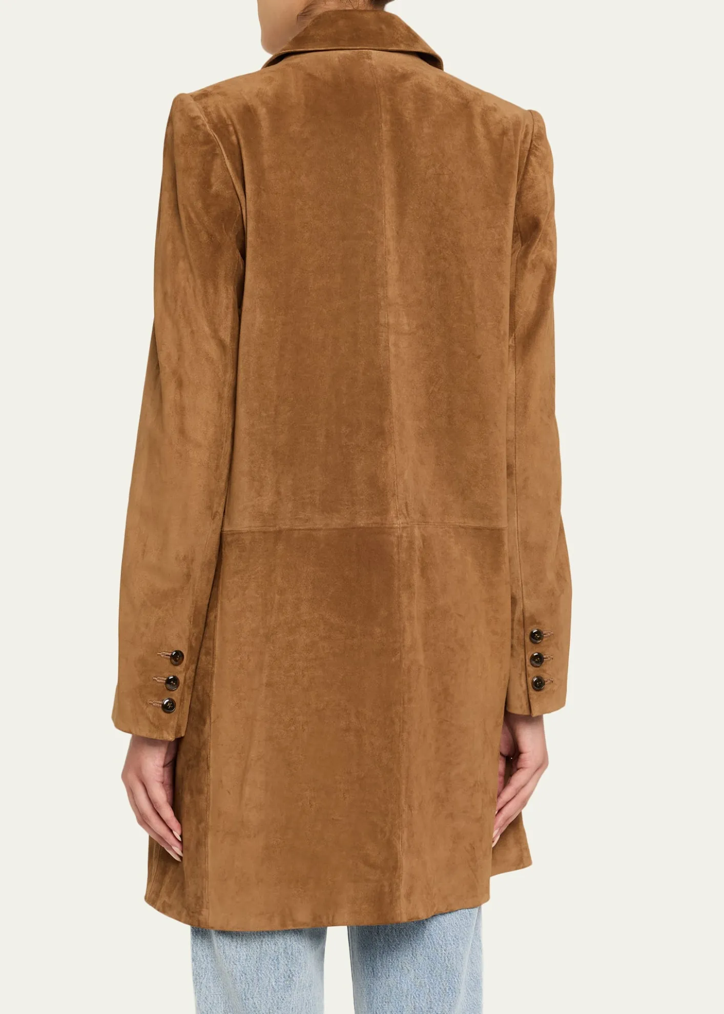 TWPEasy Suede Car Coat