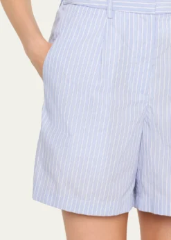 TWPHenry St Shorts in Spaced Shirt Striping