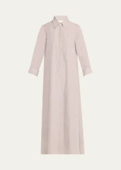 TWPJennys Striped Maxi Shirtdress