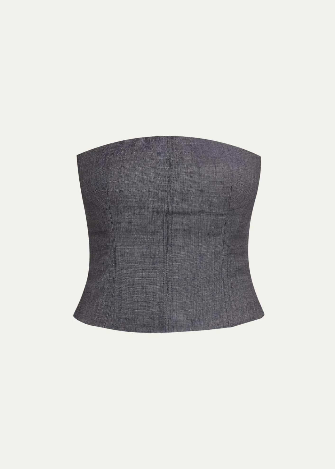 TWPJillian Lightweight Viscose-Wool Bustier