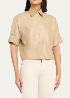 TWPMy Newest Mistake Shirt in Leather