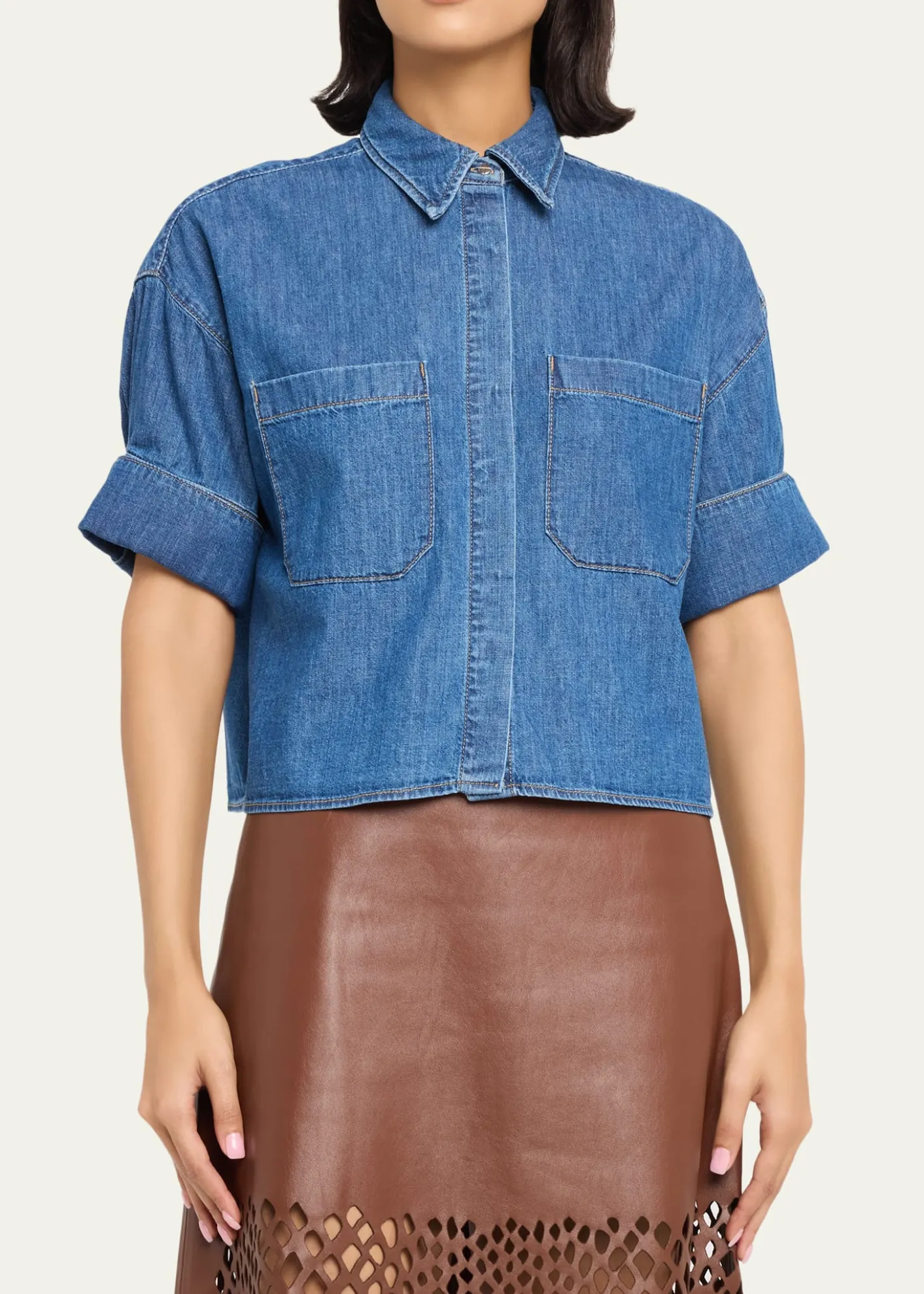 TWPMy Newest Mistake Shirt in Denim